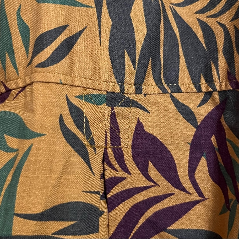 Duluth - Printmaker Lightweight Short Sleeve Leaf Plant Popover Shirt - XXL - Picture 8 of 9